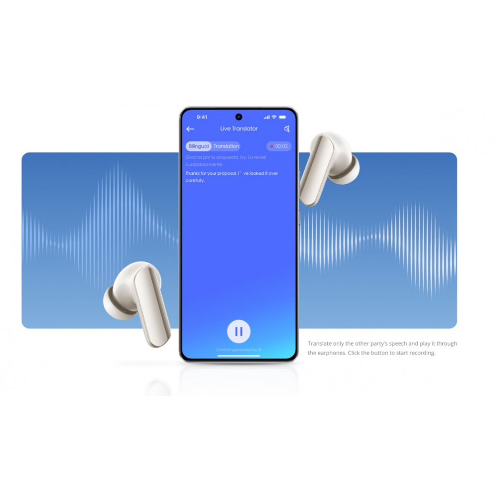 Bluetooth-гарнітура Realme Buds Air 7 Pro Glory Beige_EU