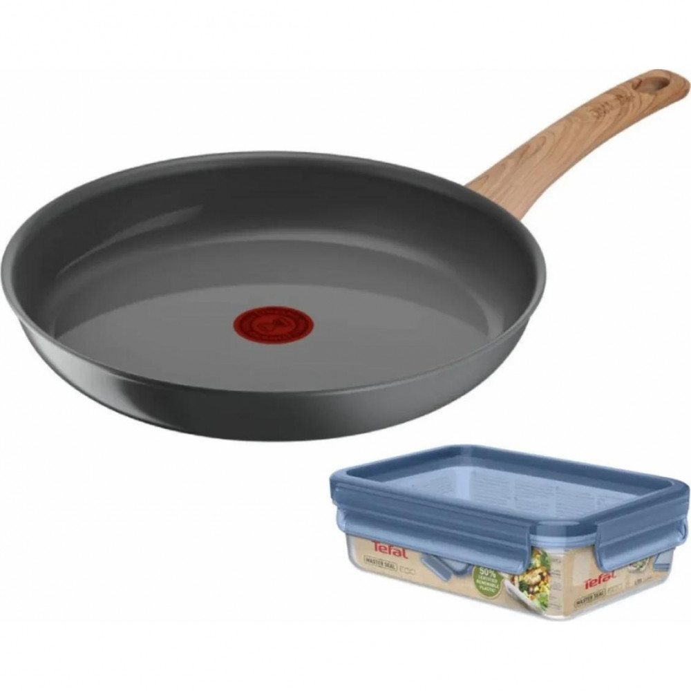 Сковорода Tefal Renew 26 см + контейнер 0.8л Tefal Master Seal Eco (C4250543)