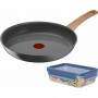 Сковорода Tefal Renew 26 см + контейнер 0.8л Tefal Master Seal Eco (C4250543) Сковорода Tefal Renew 26 см + контейнер 0.8л Tefal Master Seal Eco (C4250543)