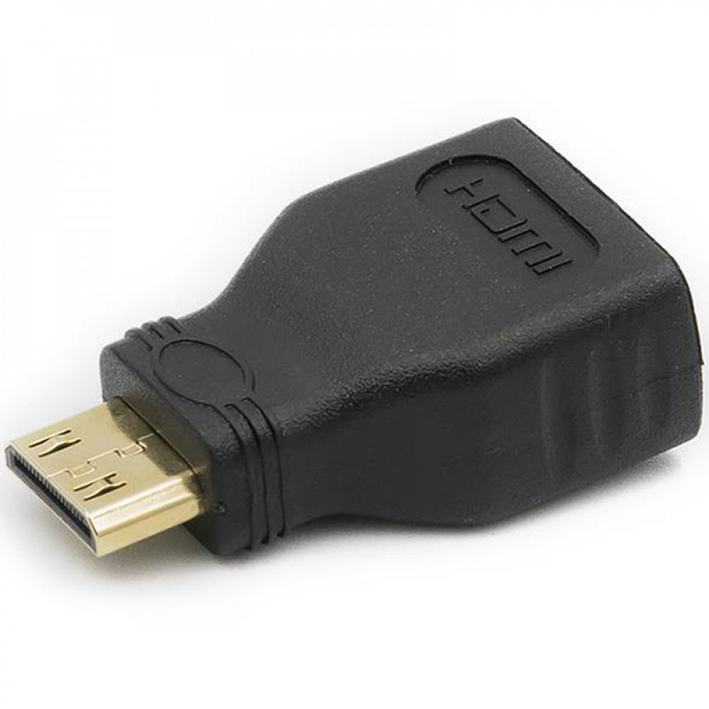 Адаптер PowerPlant (CA911080), HDMI - miniHDMI, чорний