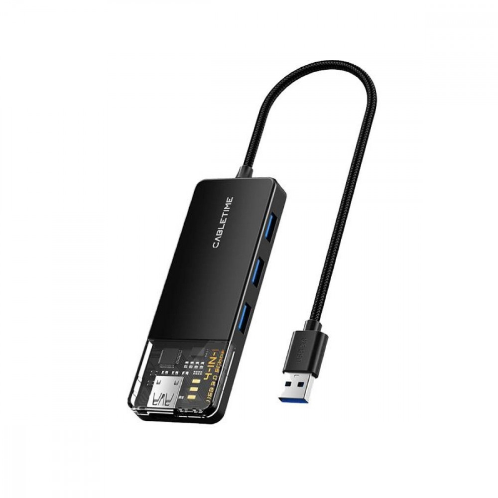 USB-хаб Cabletime CB02B 4 ports