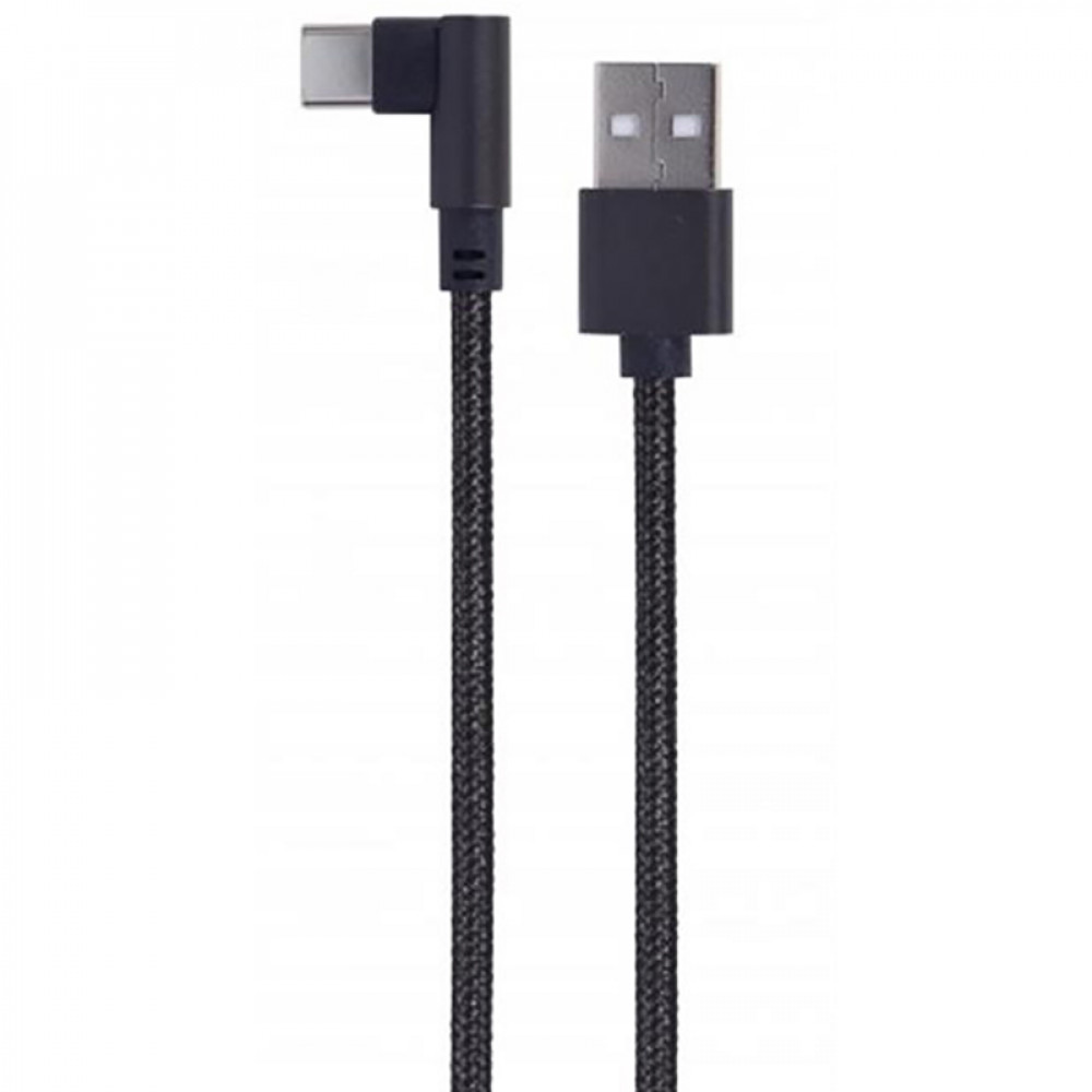 Кабель Cablexpert USB - USB Type-C (M/M), 0.2 м, черный (CC-USB2-AMCML-0.2M)