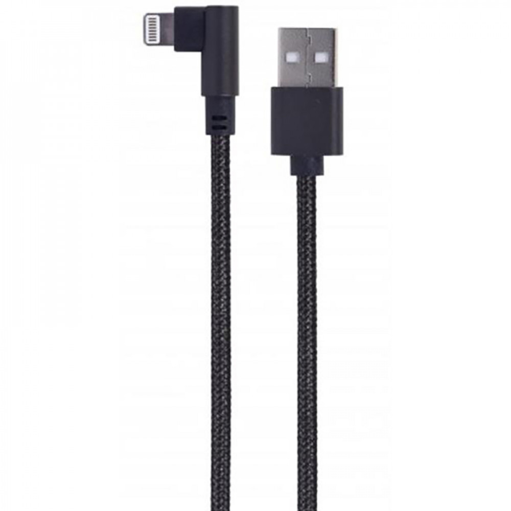 Кабель Cablexpert USB - Lightning (M/M), 0.2 м, чорний (CC-USB2-AMLML-0.2M)