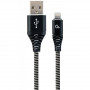 Кабель Cablexpert USB - Lightning (M/M), преміум, 1 м, чорний (CC-USB2B-AMLM-1M-BW) Кабель Cablexpert USB - Lightning (M/M), преміум, 1 м, чорний (CC-USB2B-AMLM-1M-BW)