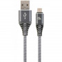 Кабель Cablexpert USB - micro USB (M/M), преміум, 1 м, сірий (CC-USB2B-AMmBM-1M-WB2) Кабель Cablexpert USB - micro USB (M/M), преміум, 1 м, сірий (CC-USB2B-AMmBM-1M-WB2)