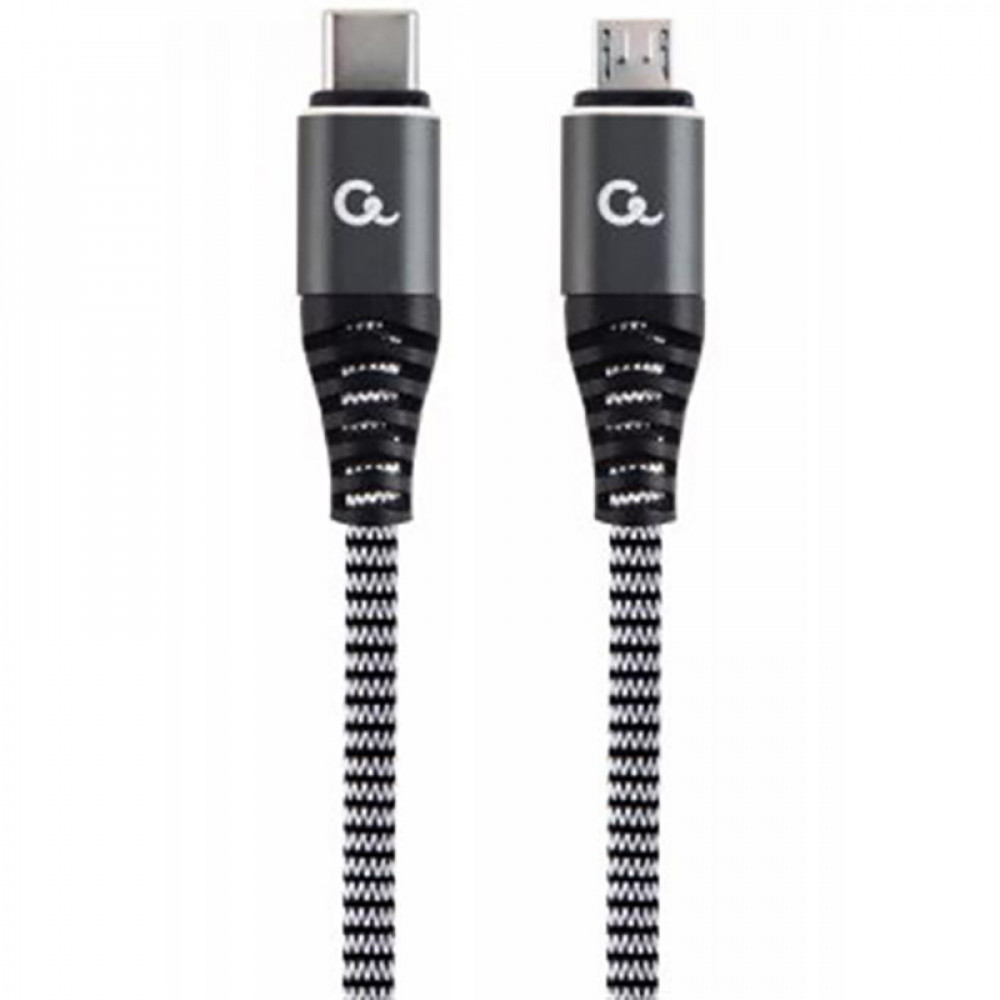 Кабель Cablexpert USB Type-C - micro USB  (M/M), 1.5 м, Grey (CC-USB2B-CMMBM-1.5M)