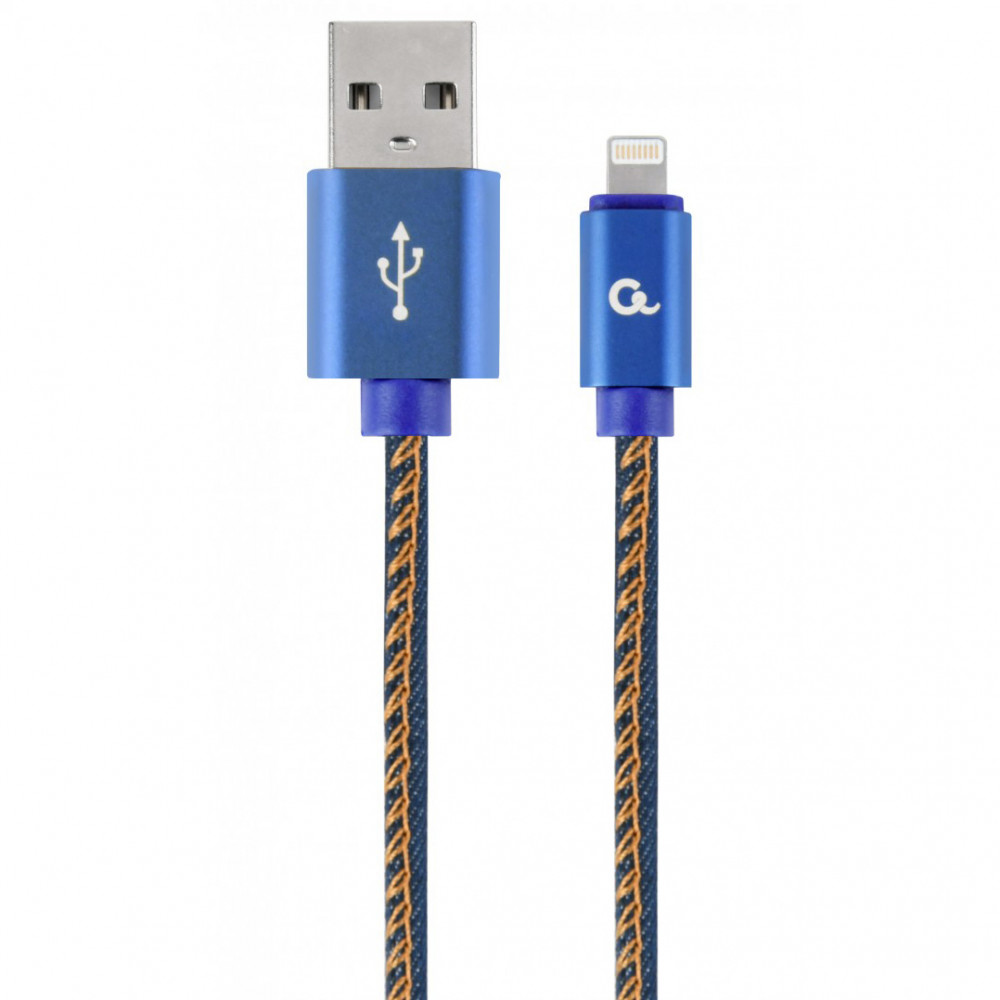 Кабель Cablexpert USB - Lightning (M/M), преміум, 2 м, синій (CC-USB2J-AMLM-2M-BL)
