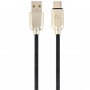 Кабель Cablexpert USB - USB Type-C V 2.0 (M/M), преміум, 2 м, чорний (CC-USB2R-AMCM-2M)