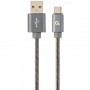 Кабель Cablexpert USB - USB Type-C V 2.0 (M/M), 1 м, сірий (CC-USB2S-AMCM-1M-BG) Кабель Cablexpert USB - USB Type-C V 2.0 (M/M), 1 м, сірий (CC-USB2S-AMCM-1M-BG)