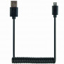 Кабель Cablexpert USB - micro USB V 2.0 (M/M), 1.8 м, спіральний, чорний (CC-mUSB2C-AMBM-6) Кабель Cablexpert USB - micro USB V 2.0 (M/M), 1.8 м, спіральний, чорний (CC-mUSB2C-AMBM-6)