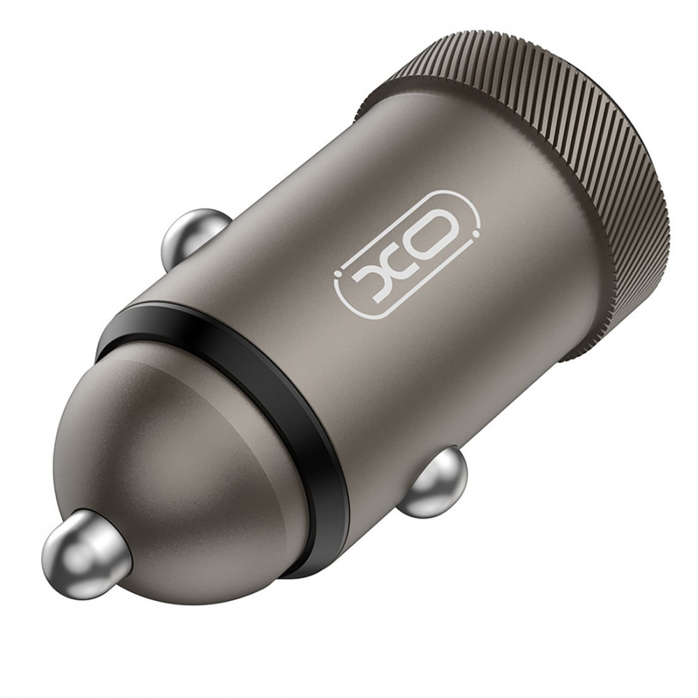 Автомобільний зарядний пристрій XO CC70 (USB-C, 3A) 30W Black