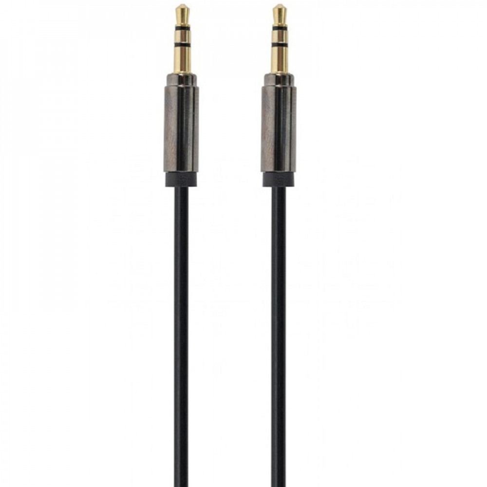 Аудіо-кабель Cablexpert 3.5 мм - 3.5 мм (M/M), 1.8 м, чорний (CCAP-444-6)