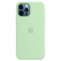 Чохол-накладка Apple Silicone Case with MagSafe для Apple iPhone 12 Pro Max Pistachio (MK053)