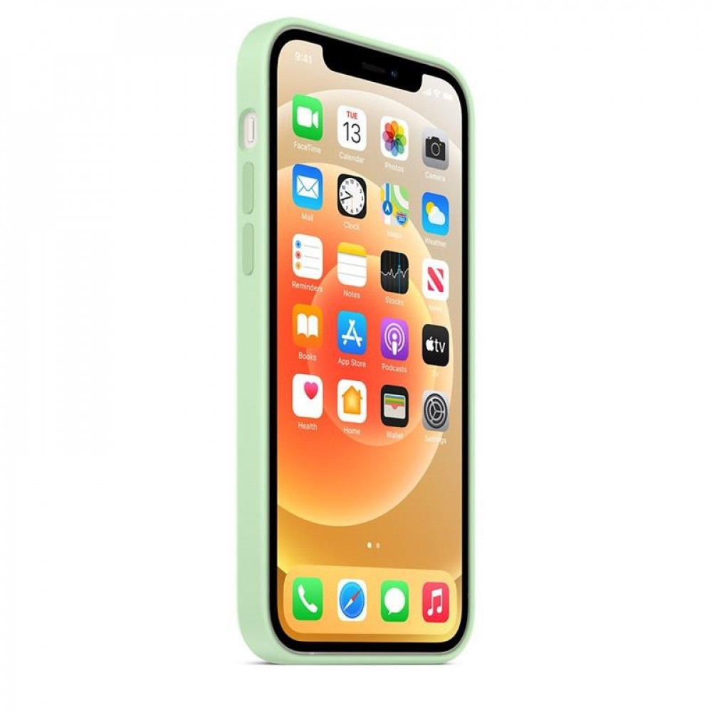 Чохол-накладка Apple Silicone Case with MagSafe для Apple iPhone 12 Pro Max Pistachio (MK053)