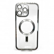 Чохол-накладка BeCover TPU Chrome Case MagSafe для Apple iPhone 16 Pro Silver (712083)