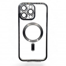 Чохол-накладка BeCover TPU Chrome Case MagSafe для Apple iPhone 16 Pro Max Black (712085)