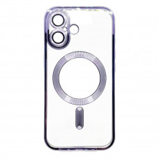 Чохол-накладка BeCover TPU Chrome Case MagSafe для Apple iPhone 16 Purple (712074)