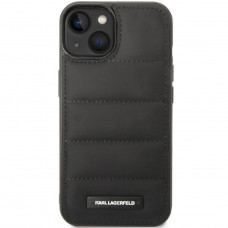 Чохол-накладка Karl Lagerfeld Quilted Puffy Metal Logo для Apple iPhone 15 Black (KLHCP15SPSQAK) Чохол-накладка Karl Lagerfeld Quilted Puffy Metal Logo для Apple iPhone 15 Black (KLHCP15SPSQAK)