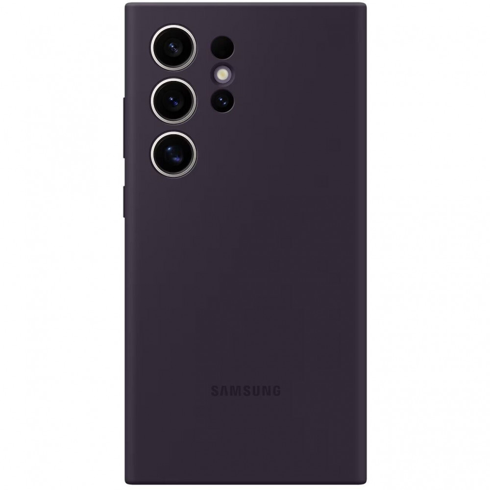 Чохол-накладка Samsung Silicone Cover для Samsung Galaxy S24 Ultra SM-S928 Dark Violet (EF-PS928TEEGWW)