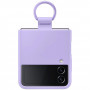 Чохол-накладка Samsung Silicone Cover with Ring для Samsung Galaxy Flip 4 SM-F721 Lavender (EF-PF721TVEGUA)