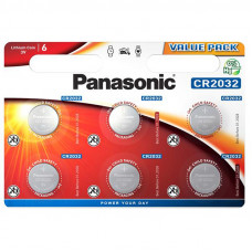 Батарейка Panasonic CR 2032 BL 6шт