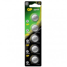 Батарейка GP CR2025 3B Lithium 5шт (CR2025-U5)