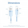 Кабель Vention USB - USB Type-C (M/M), 60W, 3A, 2 м, White (CTNWH)