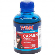 Чорнило WWM Universal Carmen для Сanon серій PIXMA iP/iX/MP/MX/MG Cyan (CU/C) 200г Чорнило WWM Universal Carmen для Сanon серій PIXMA iP/iX/MP/MX/MG Cyan (CU/C) 200г