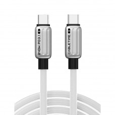 Кабель Cabletime USB Type-C - USB Type-C (M/M) PD 240W, 2 м, White (CU07L) Кабель Cabletime USB Type-C - USB Type-C (M/M) PD 240W, 2 м, White (CU07L)