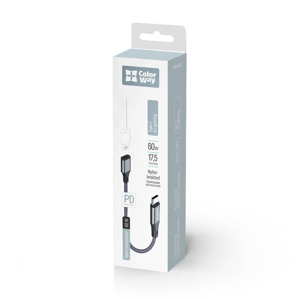 Адаптер ColorWay USB-C - Lightning (CW-AD-CL)