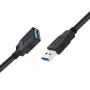 Кабель ColorWay USB - USB V 3.0 (M/F), 1.8 м, Black (CW-CBUF075-BK)