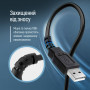 Кабель ColorWay USB - USB V 2.0 (M/F), 1.8 м, Black (CW-CBUF076-BK)