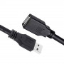 Кабель ColorWay USB - USB V 2.0 (M/F), 1.8 м, Black (CW-CBUF076-BK)