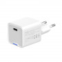 Мережевий зарядний пристрій ColorWay GaN Mini 20W PD Port PPS USB-C White (CW-CHS059PD-WT)