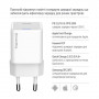 Мережевий зарядний пристрій ColorWay GaN Mini 20W PD Port PPS USB-C White (CW-CHS059PD-WT) + кабель Lightning