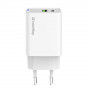 Мережевий зарядний пристрій ColorWay GaN Mini 45W PD Port PPS USB (Type-C PD + USB QC4.0) White (CW-CHS060PD-WT)