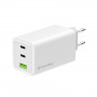 Мережевий зарядний пристрій ColorWay GaN Mini 100W PD Port PPS USB (USB-2C1A) White (CW-CHS061PD-WT)