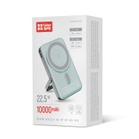 Універсальна мобільна батарея ColorWay 15W MagSafe & Watch Wireless 10000mAh Aquamarine (CW-PB100LPA2MT-WPDD)