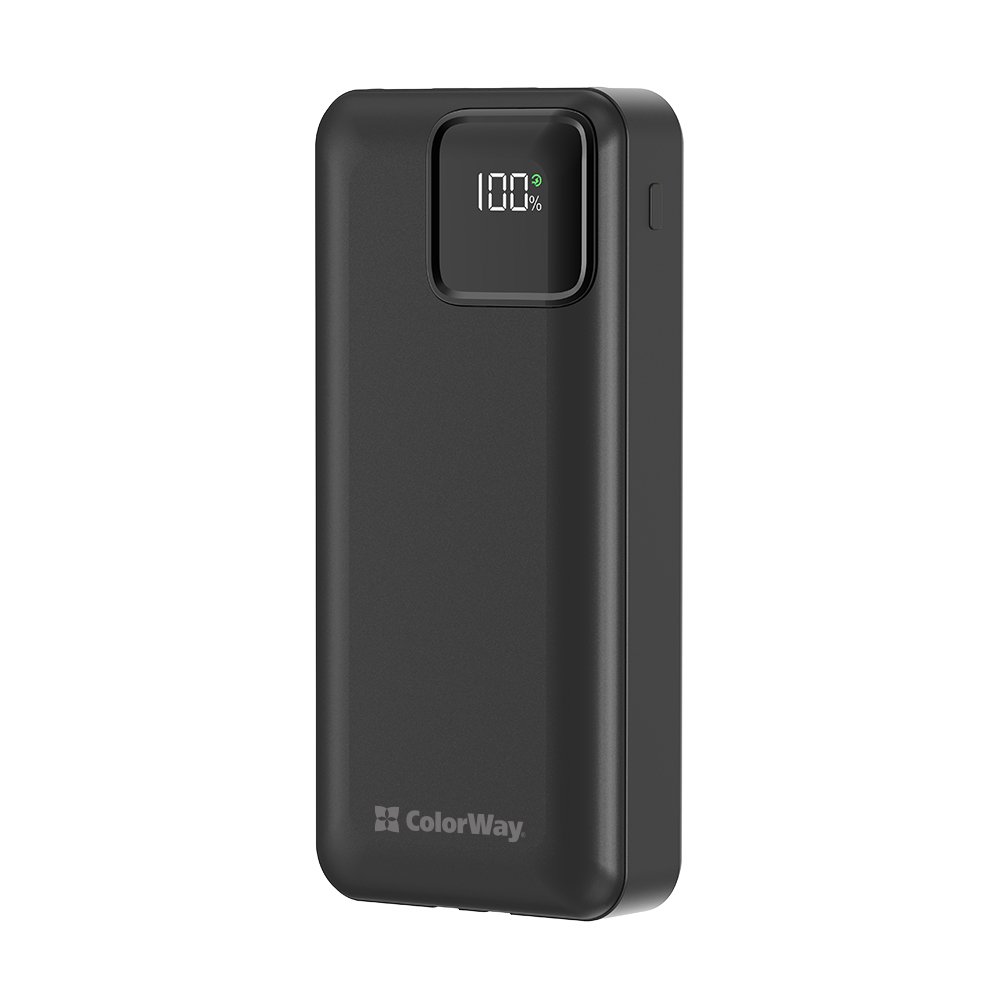 Універсальна мобільна батарея ColorWay Optimal Power 20000mAh Black (CW-PB200LPB5BK-PDD)