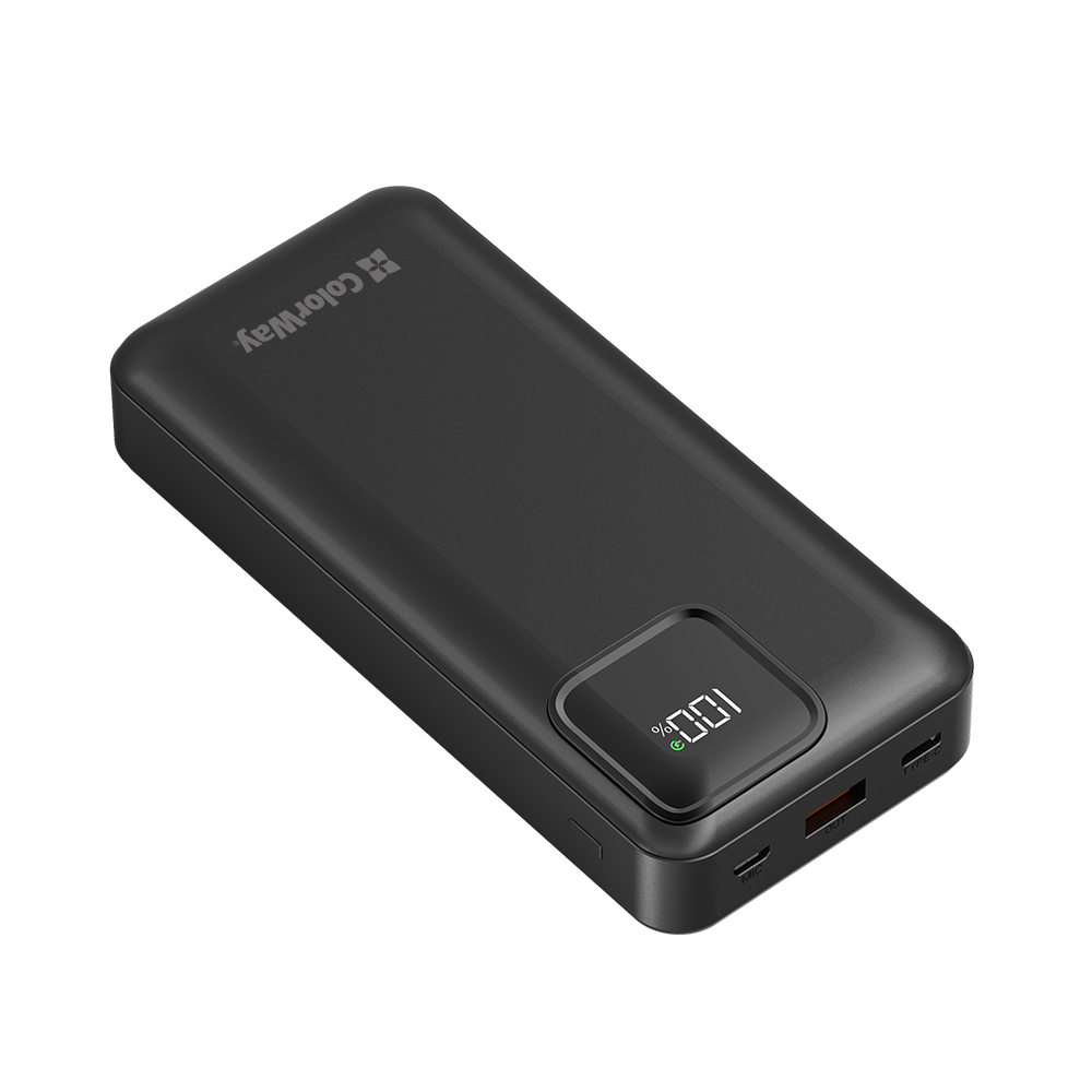 Універсальна мобільна батарея ColorWay Optimal Power 20000mAh Black (CW-PB200LPB5BK-PDD)
