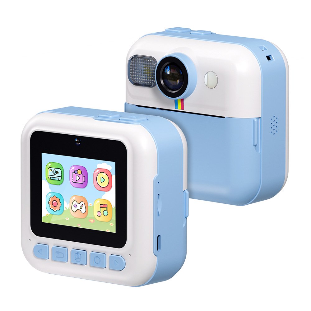Дитячий фотоапарат ColorWay з функцією моментального друку Blue (CW-PHP01B)