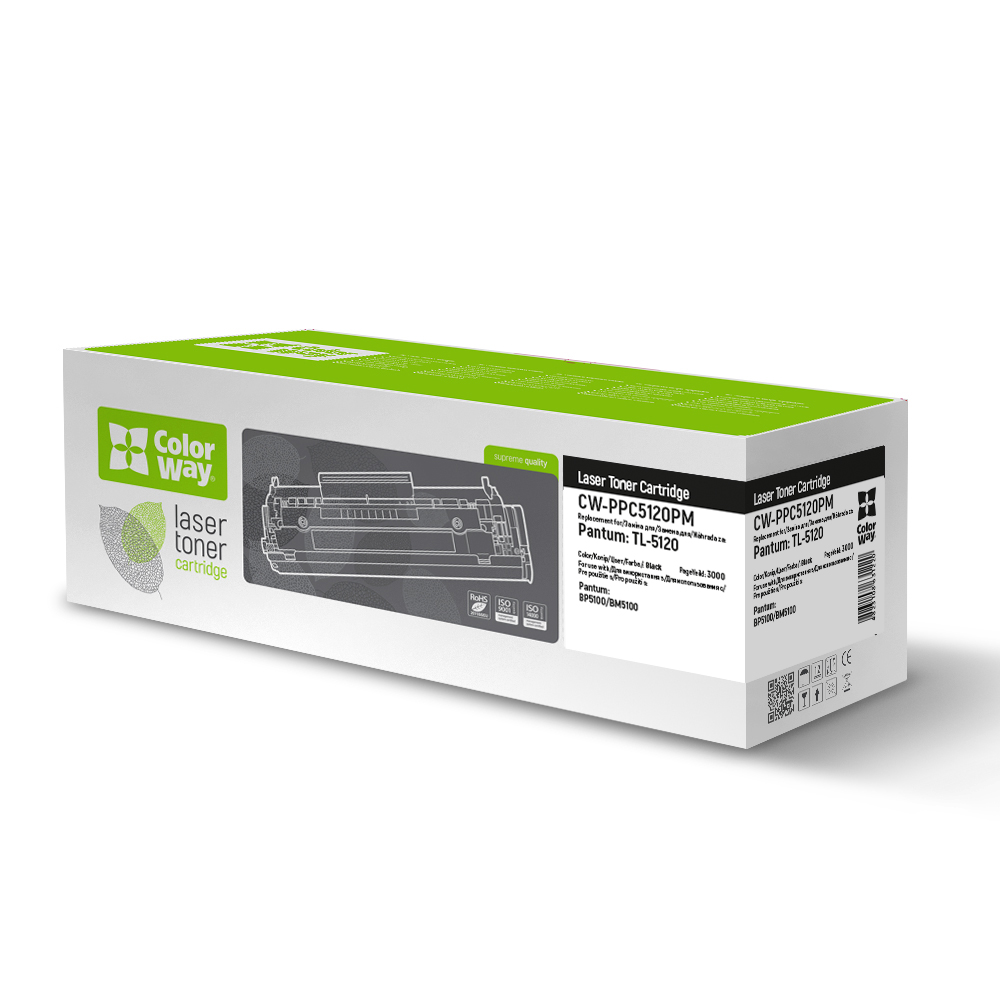 Картридж ColorWay Pantum (TL-5120P) BP5100/BM5100 Black (CW-PPC5120HM)