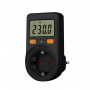 Енергометр цифровий (W/V/A/C/KWh) СolorWay для розетки (16A/3680W) (CW-VM16-01D)