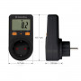 Енергометр цифровий (W/V/A/C/KWh) СolorWay для розетки (16A/3680W) (CW-VM16-01D)