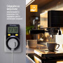 Енергометр цифровий (W/V/A/C/KWh) СolorWay для розетки (16A/3680W) (CW-VM16-01D)