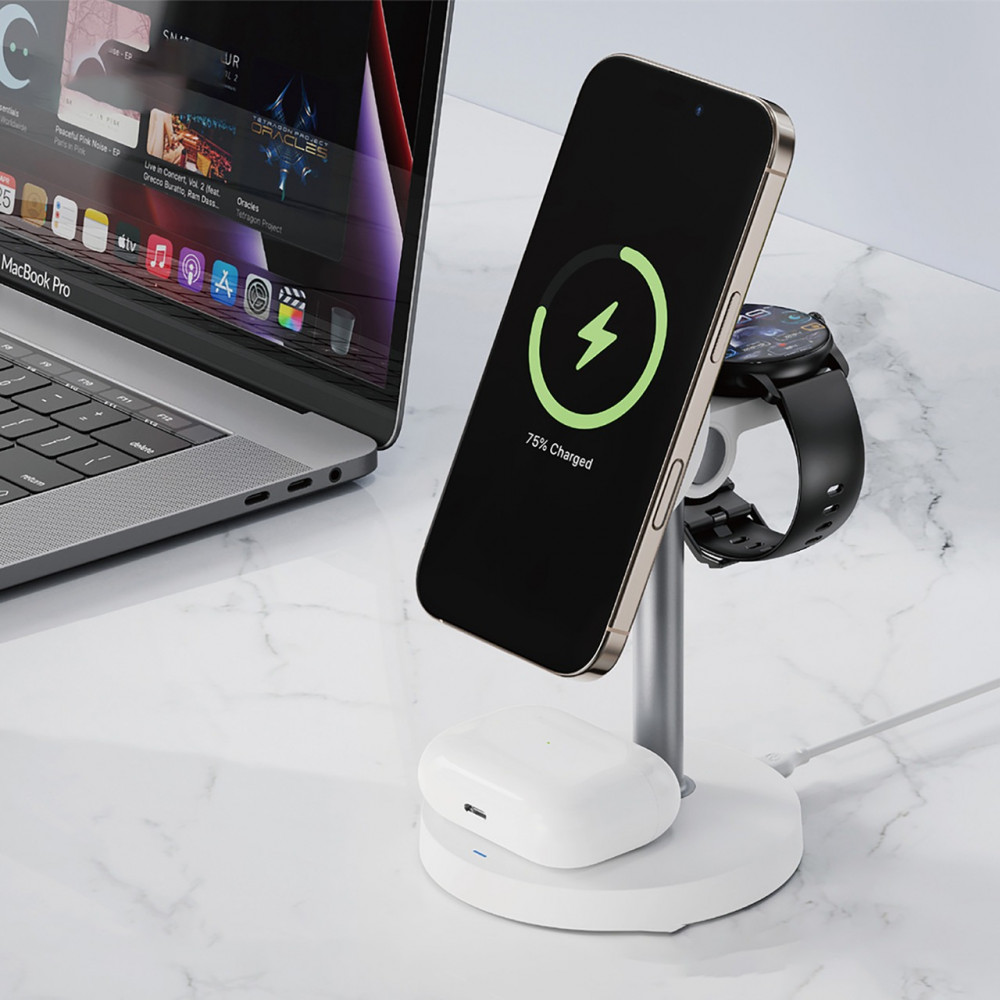 Бездротовий зарядний пристрій XO CX038 15W White