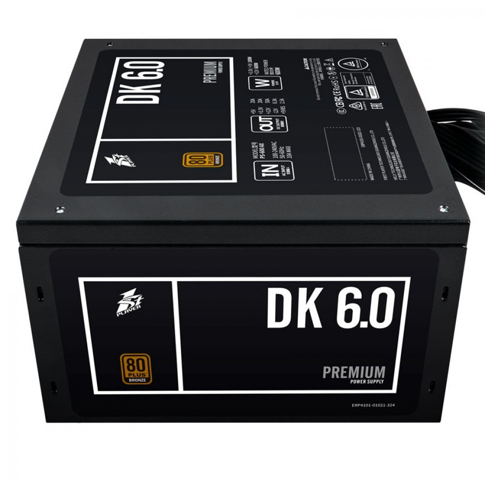 Блок живлення 1stPlayer PS-600AX (DKPM-BRZ-600-BK-EU) 600W