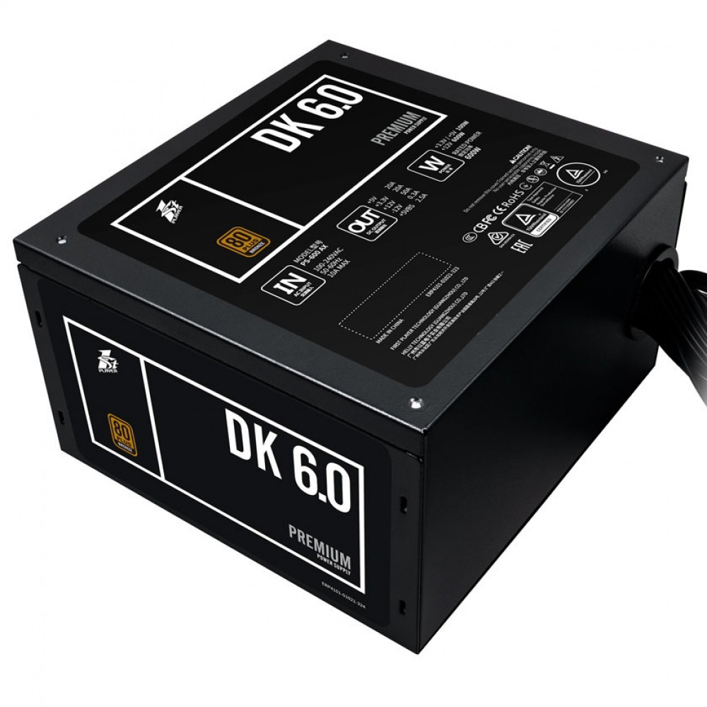 Блок живлення 1stPlayer PS-600AX (DKPM-BRZ-600-BK-EU) 600W