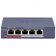 Комутатор Hikvision DS-3E0105P-E/M(C) POE Комутатор Hikvision DS-3E0105P-E/M(C) POE