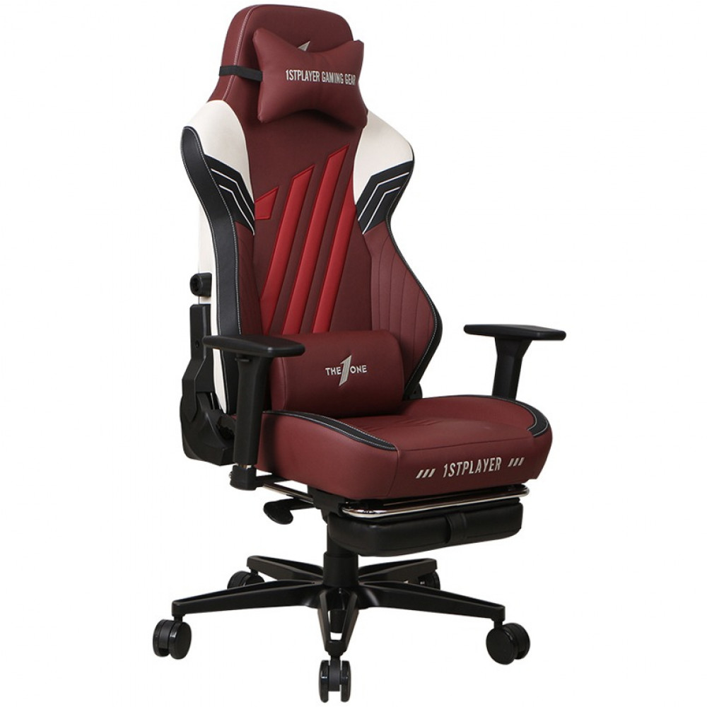 Крісло для геймерів 1stPlayer Duke Black White Red